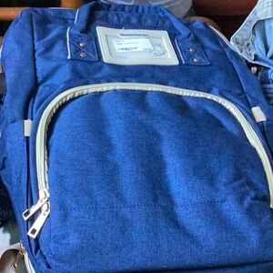 New Blue Backpack diaper bag